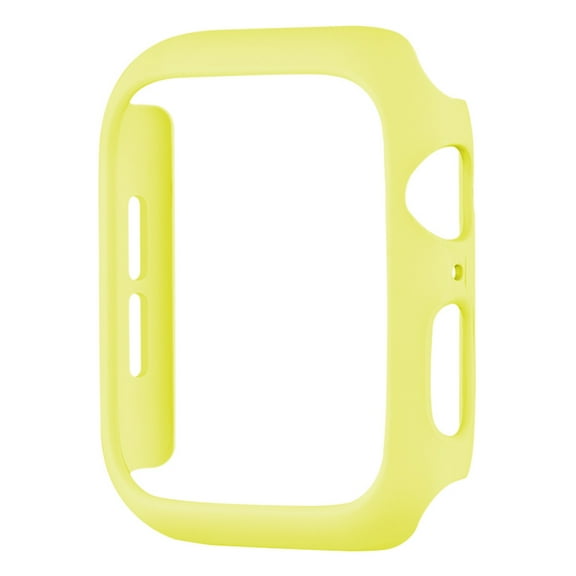 Compatible for Apple Watch 42mm Case Candy Color Hard PC Frame Ultra-Thin Lightweight Woman Man Protective Bumper Shell Case for Apple iWatch Series 3/2/1 42mm, Yellow