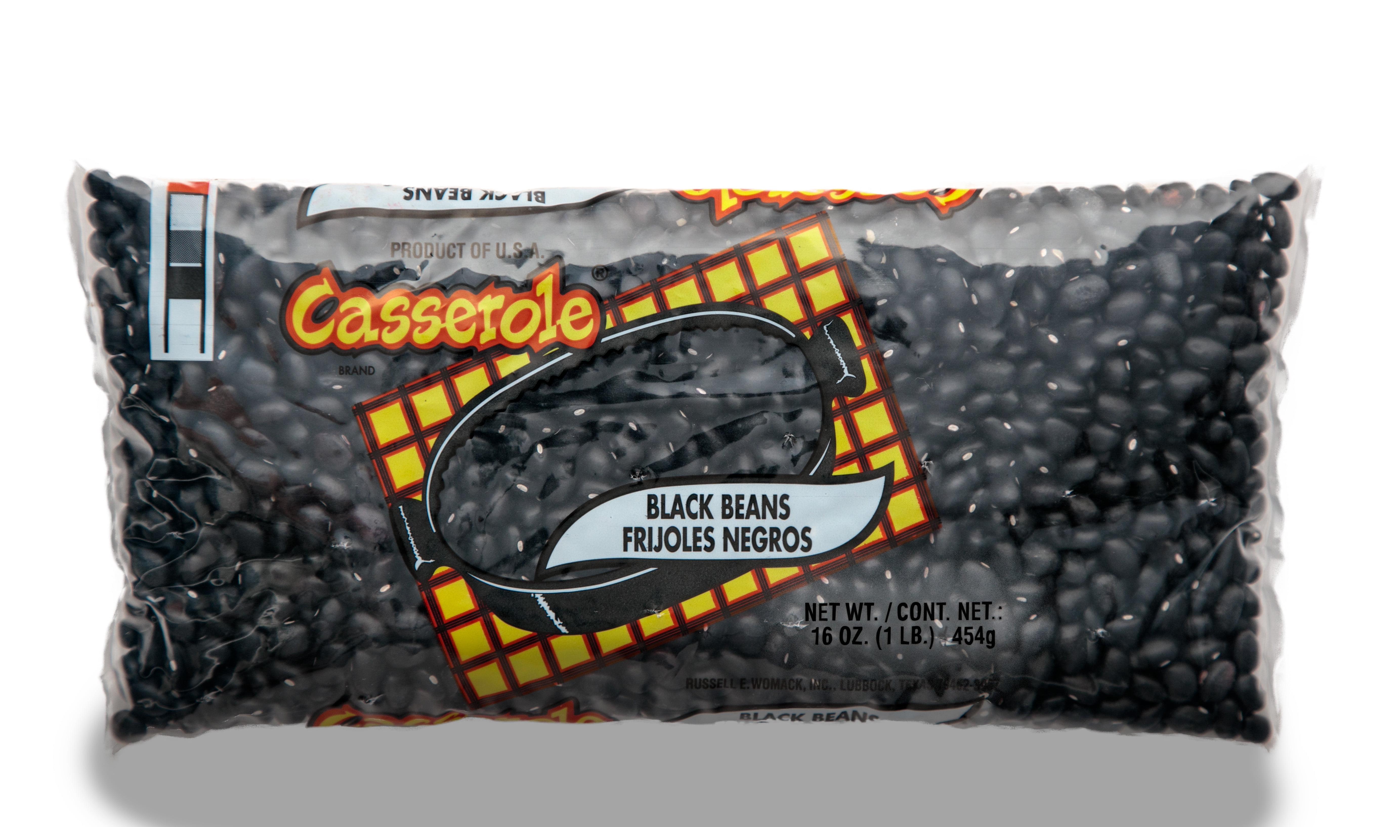 Casserole Black Beans, Frijoles Negros, 1lb Bag