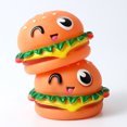 thumbnail image 3 of Dog Squeaky Toy Hamburger: Vinyl Training Cute Puppy Teeth Toy Pet Playing Toy, 3 of 7