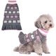 thumbnail image 1 of Fashion Dog Sweater Dress Turtleneck Dogs Pullover Knit with Leash Hole Fall Winter Warm Dog Sweater Cute (XS3-5lbs, (Snowflake) Grey), 1 of 4