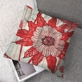 thumbnail image 7 of Rectangle Pillowcase Pillow Cover  Decorative Red Maple Leaves Striped Sunflowers Floral Autumn Thanksgiving Day Queen Size Pillow Sham with Zipper, 7 of 7
