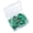 Green, variant on Pack of 100 Multicolor Flag Styles Map Pins Thumbtacks Push Pins Set In Storage Box For Organizing Files And Projects