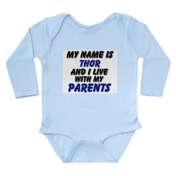 CafePress - Meforamerica_8 170 Thor Body Suit - Long Sleeve Cotton Baby Bodysuit