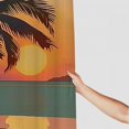 thumbnail image 3 of Fenyluxe Palm Tree Beach Sunset Shower Curtains for Chic Elegant Decor with Hooks, Polyester Fiber Bathroom Shower Curtain Set 36"x72, 3 of 7
