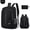 Black, variant on Ultralight Lightweight Packable Foldable Travel Camping Hiking Outdoor Sports Backpack Daypack
