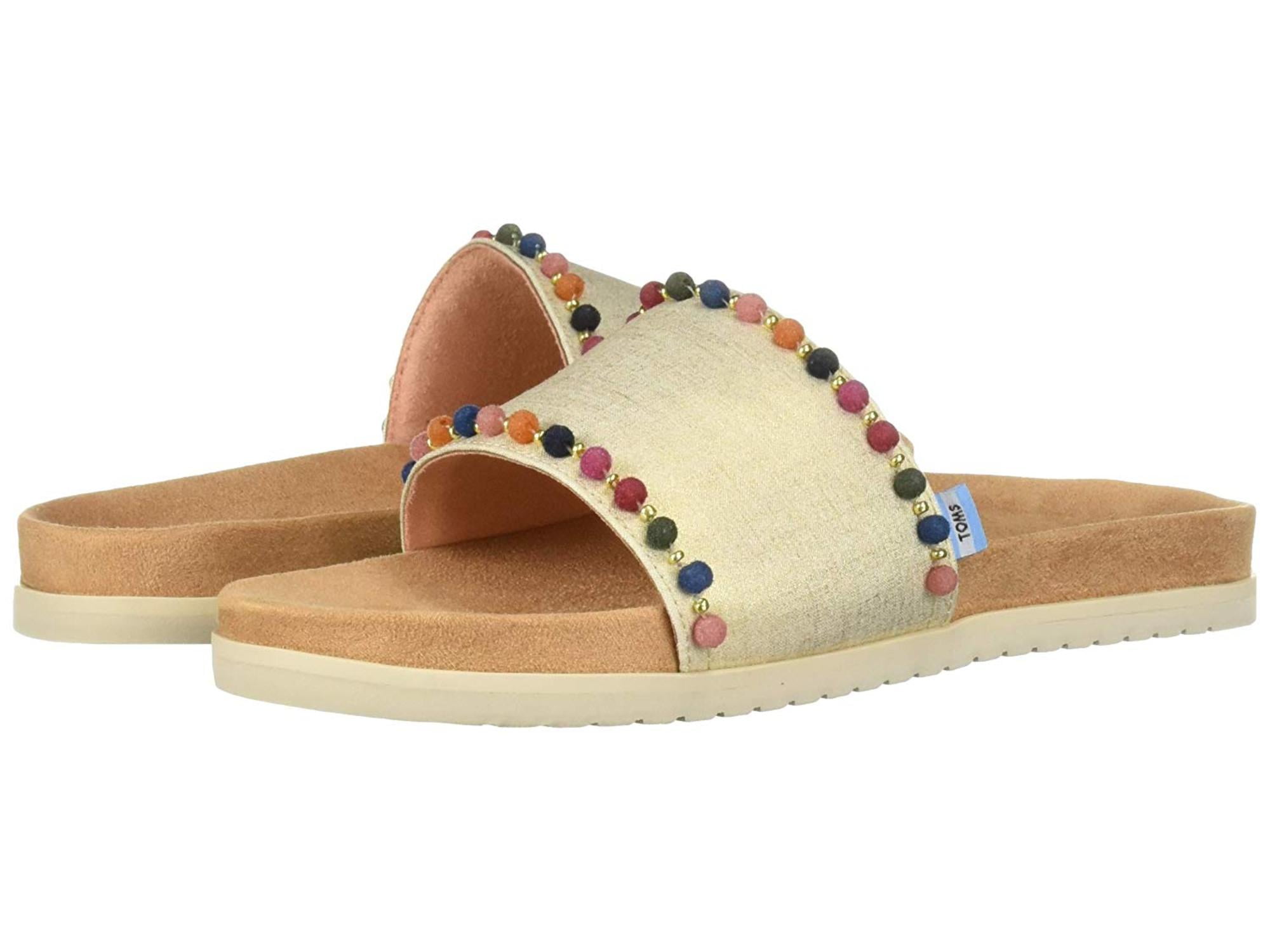 toms red paradise slide sandals