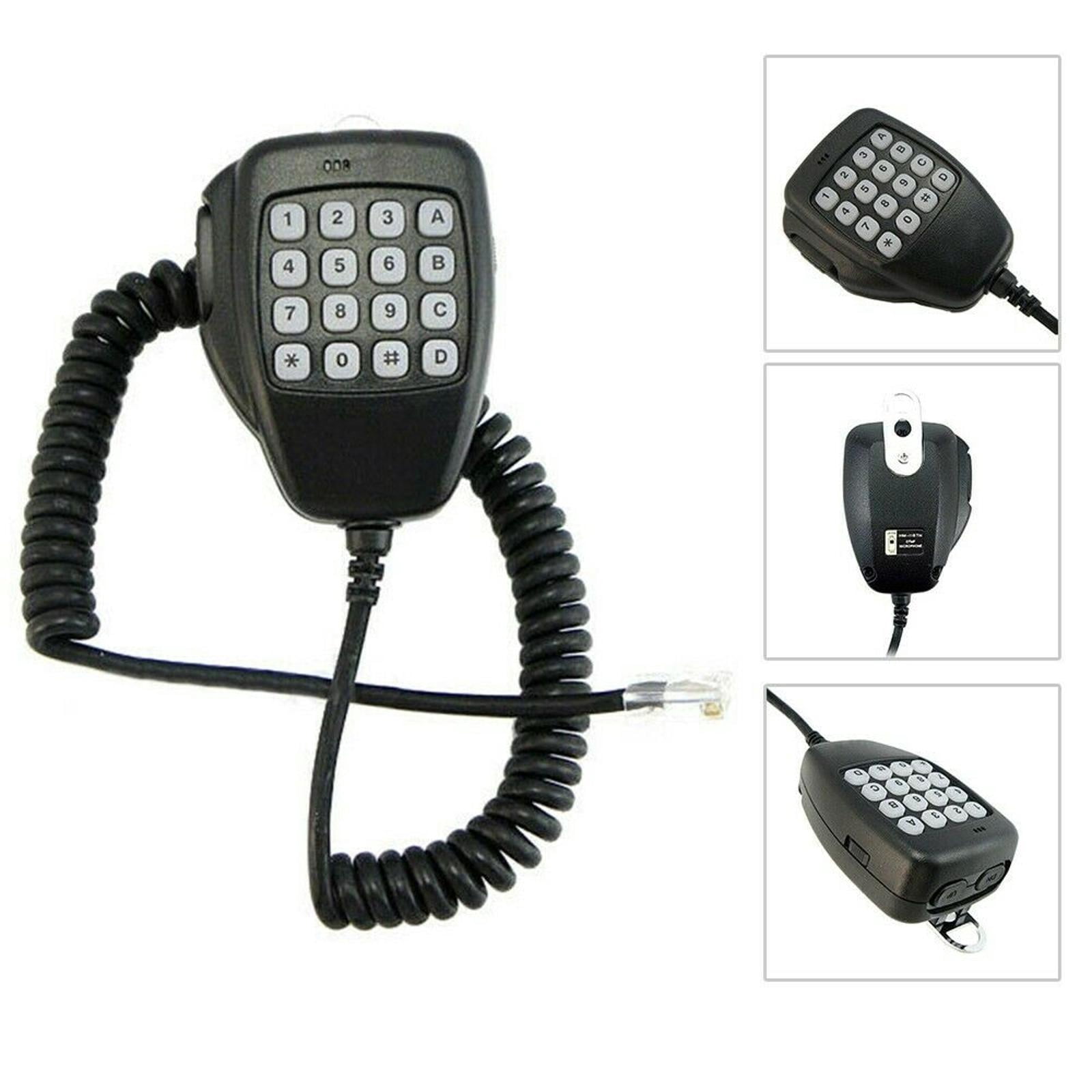 NATEFEMIN Quality HM-118TN Remote Mic for ICOM Models - IC-706, IC-208H, etc. Illuminated