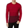 thumbnail image 2 of Alfani Tricot Colorblock pour Hommes, Rouge, Très Grand, 2 of 3