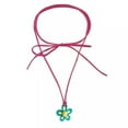 thumbnail image 6 of QQTDFG Beach Party Floral Collar Summer Flower Necklace New Floral Choker-7, 6 of 9