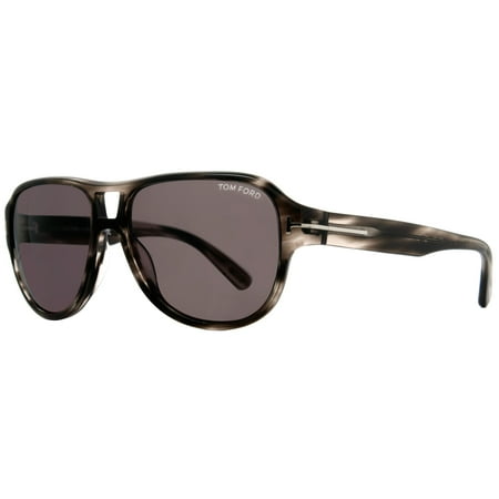 UPC 664689718528 product image for Tom Ford Dylan TF446 20A Striped Grey Double Bridge Aviator Sunglasses | upcitemdb.com