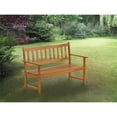 thumbnail image 3 of Pemberly Row Acacia Wood Bench without Cushion in Natural Oil finish, 3 of 6