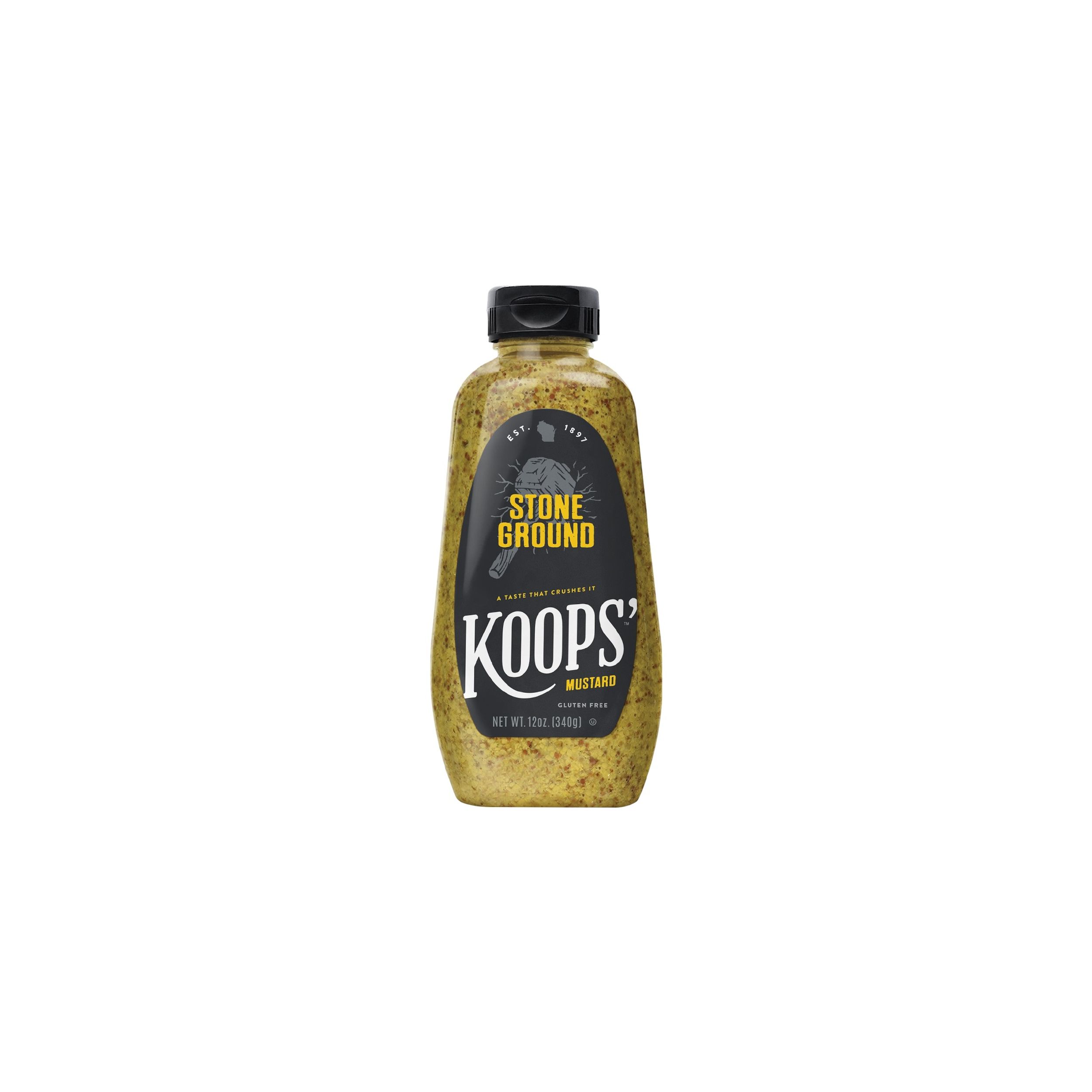 Koops' Stone Ground Mustard, 12 oz. Bottle, 6Pack