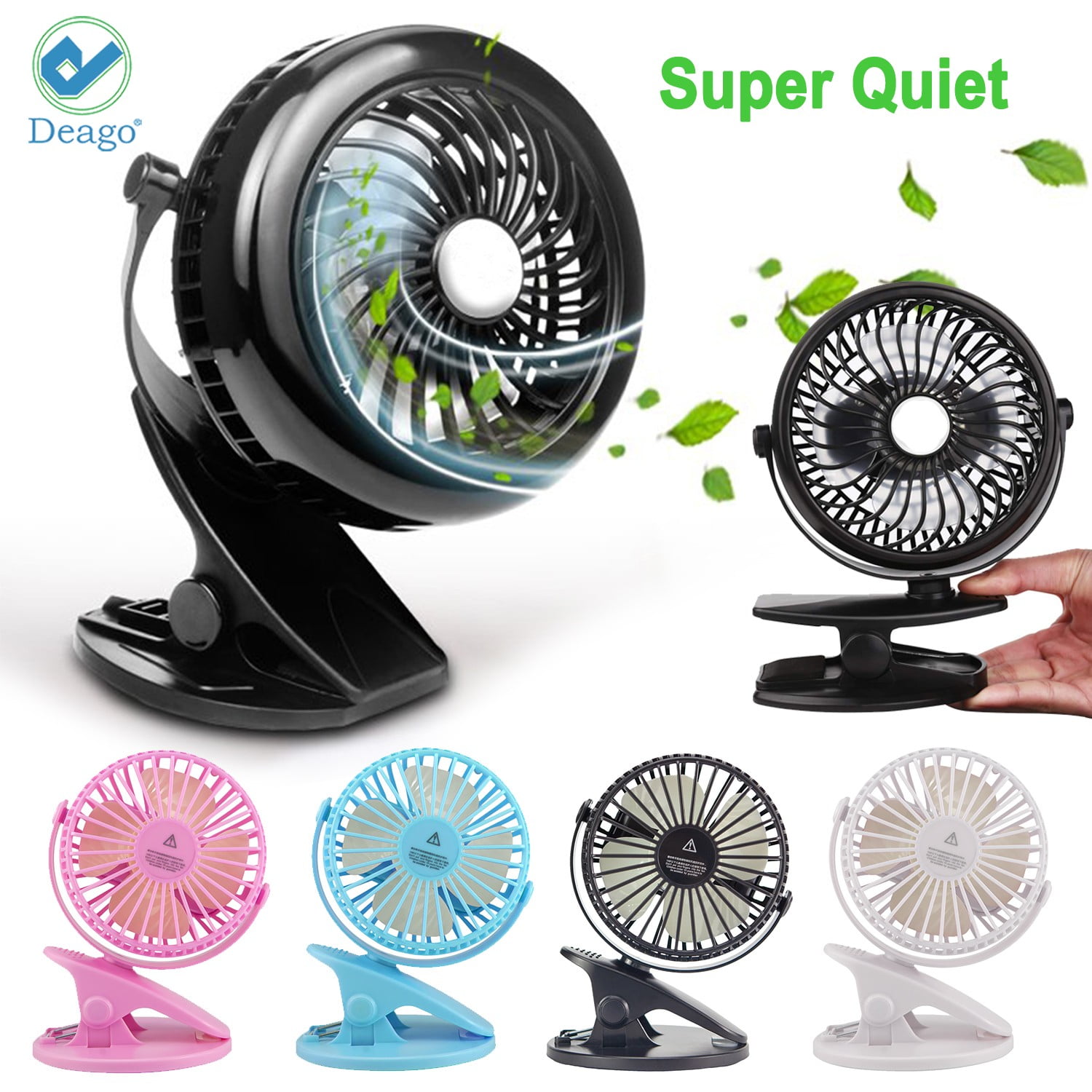 mini fan clip on