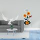 thumbnail image 2 of Figura de resina angelical con diseño alado inspirado. Elegante decoración para oficina y hogar, ideal para estantería, pasillo y escritorio., 2 of 8
