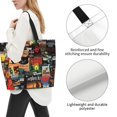 thumbnail image 3 of Broadway Movie Musical Canvas Tote Bag Women Kitchen Reusable Grocery Bags Canvas Shopping Bag Beach Bags Shoulder Bag for Outdoor, 3 of 5