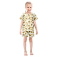 thumbnail image 3 of Bees Gather Nectar Summer Pajama Set Soft Cotton Short Sleeve Sleepwear 2PCS Pajama Sets Breathable Lounge Set Size 5Y, 3 of 7