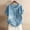 Blue, variant on Giftesty Blouses for Women Dressy Casual Women Casual Print Short Sleeve Plus Size T-Shirt Top Blouse