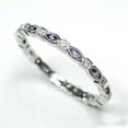 thumbnail image 4 of Pretty 925 Silver Rings Cubic Zircon Wedding Engagement Women Jewelry Sz 6-10, 4 of 9
