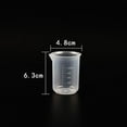 thumbnail image 3 of 150ml Transparent Plastic Graduated Beaker Kitchen Baking Measuring Cup, 3 of 9