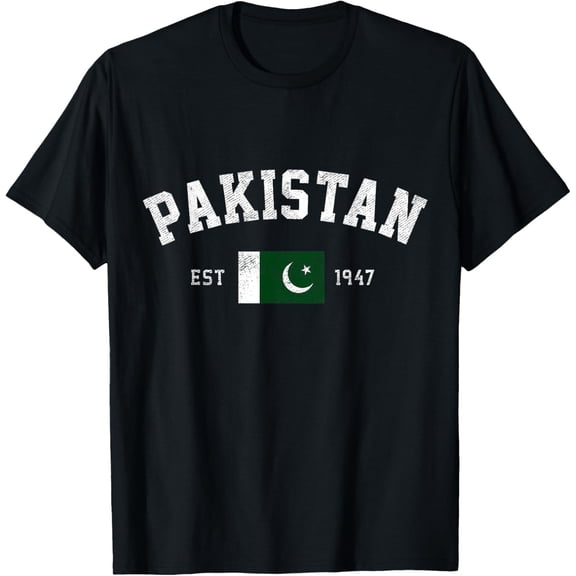 men and women can wear,Pakistan Est. 1947 Pakistani Flag Independence Day T-Shirt