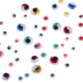 thumbnail image 3 of SHISUYAN DIY Crafts 600Pcs Self-Adhesive Movable Pupil Wiggle Eyes in Mixed Style, 3 of 8