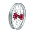 thumbnail image 2 of Tusk Impact Complete Rear Wheel Package 19 x 2.15 Silver Rim/Silver Spoke/Red Hub For Honda CRF250RX 2022-2026, 2 of 5