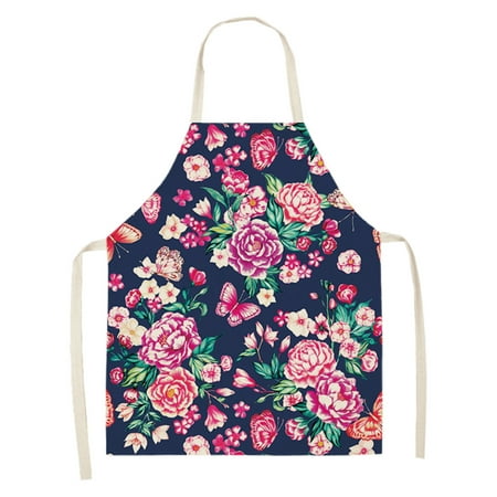 

Aprons With Pockets Aprons With Pockets Kitchen Aprons 1pc Parent Adult The Family Kitchen Lovely Print Linen Family Aprons D