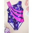 thumbnail image 5 of MSemis Team Basic Girls Gymnastics Leotards Navy Blue 8, 5 of 6