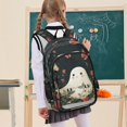 thumbnail image 7 of FORMRS Unisex School Backpack 17" Student Travel Bag with Laptop Compartment, Happy Ghost, 7 of 7