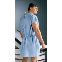 Patient Exam Gown, Adult, Blue, 30"x42", Case of 50