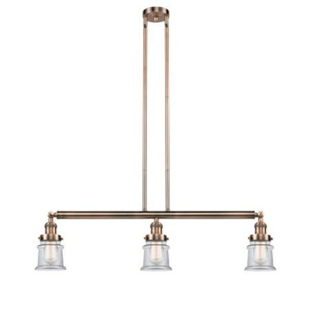 

Innovations Lighting 213 Small Canton Small Canton 3 Light 39 Wide Linear Chandelier -