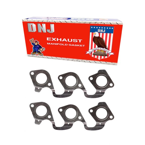 DNJ EG4122 Exhaust Manifold Gasket Fits Cars & Trucks 96-08 Ford Mercury E150 3.8L-4.2L V6 OHV