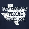 thumbnail image 3 of CafePress - Somebody In Texas Loves Me! Women's Dark T Shirt - Women's Traditional Fit Dark T-Shirt, 3 of 4