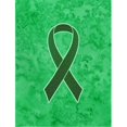 thumbnail image 1 of Carolines Treasures AN1221GF Emerald Green Ribbon for Liver Cancer Awareness Garden Flag Size - 11 x 15 In., 1 of 3