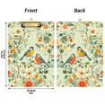 thumbnail image 5 of FORMRS Acrylic Clipboard with Low Profile Clip Standard A4 Letter Size, 12.5" x 9", Green Floral Pattern, 5 of 8