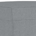 thumbnail image 3 of vidaXL Repose-Pieds Gris Clair 70x55x41 cm Tissu, 3 of 4