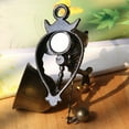 thumbnail image 2 of Cast Iron Wall Bell - Decorative Vintage Style Cute Animal-Shaped Hand-Cranked Doorbell - Swing Wall-Mounted Doorbell - Indoor/Outdoor Dining Bell - Garden Home Wall Decoration, 2.95*1.77*1.18 In., 2 of 7