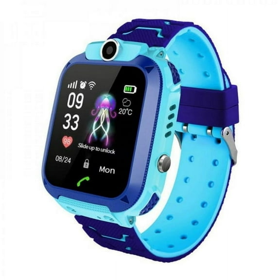 NO Kids Smart Watch IP67 Waterproof 1.44 inch Blue with Sports Band