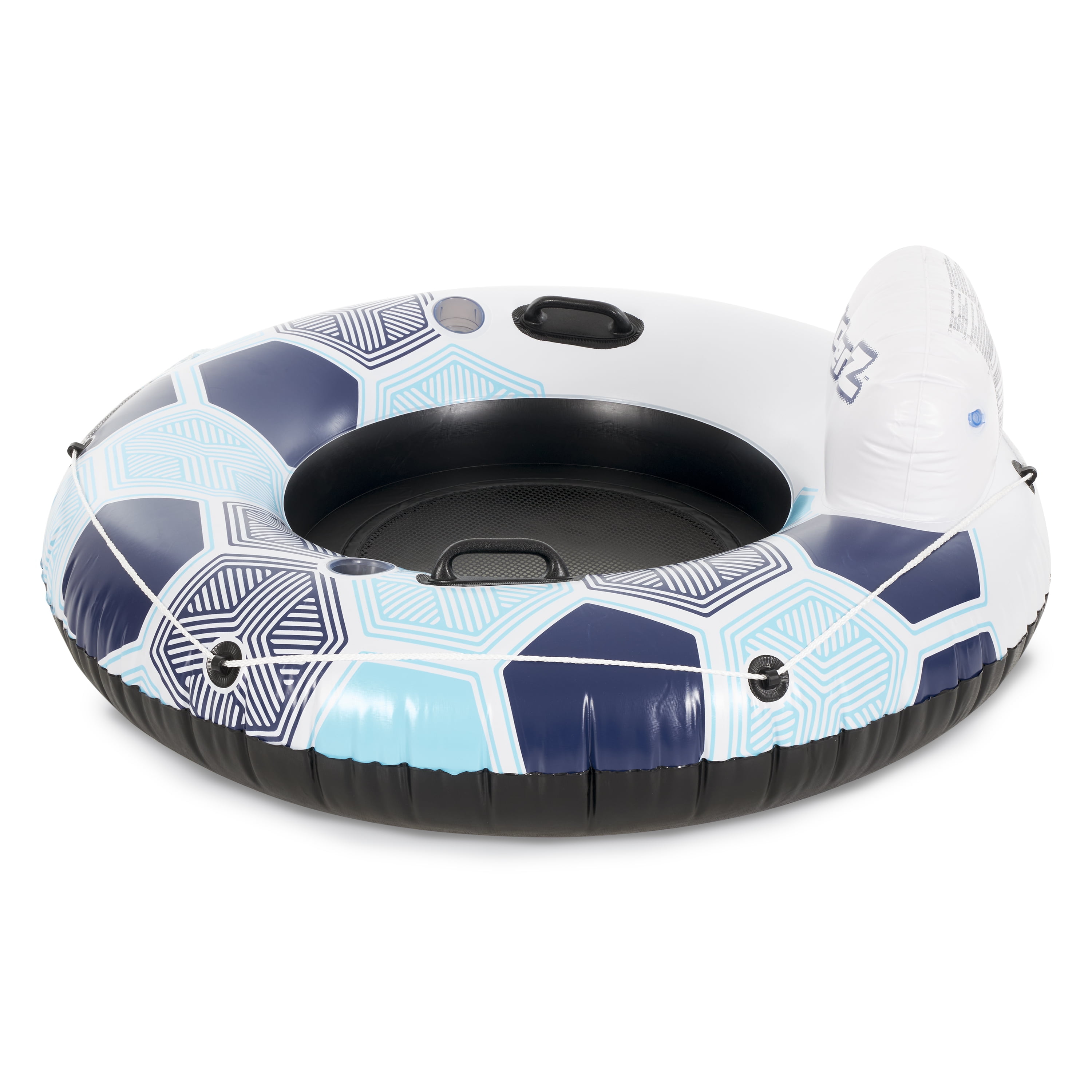 Bestway CoolerZ Rapid Rider Inflatable River Lake Pool Tube Float, Blue, 3