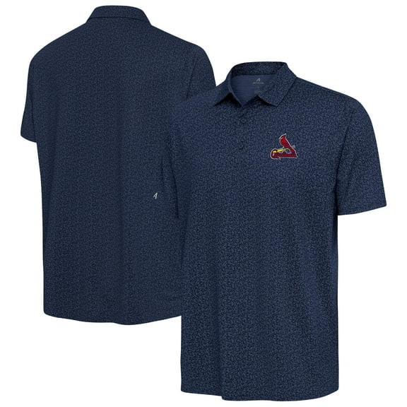 Men's Antigua Navy St. Louis Cardinals Blooming Polo