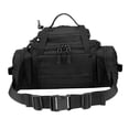 thumbnail image 1 of Riñonera A Prueba De Agua Fanny Pack Outdoor Belt Shoulder Bag Negro Colcomx Molle Waist Pack, 1 of 8