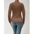 thumbnail image 4 of Sueter De Mujer Moda Canale Sweater Diseño A Relieve Abrigo LOLE  Sueter, 4 of 4