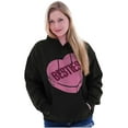 thumbnail image 3 of Galantine's Besties Candy Heart Hoodie Sweatshirt Women Brisco Brands S, 3 of 6