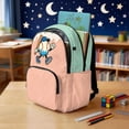 thumbnail image 3 of Xoenoiee Baseball Ice Cream Drip Print 17 Inch Backpack for Boys Girls Kids Large Capacity Bookbag School Bag Backpacks Satchel with Adjustable Padded Straps for Preschool Kindergarten Elementary, 3 of 7