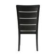 thumbnail image 5 of Picket House Furnishings Jasper Dining Slat Back Side Chair Set in Black, 5 of 12