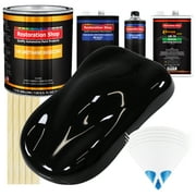 Boulevard Black Gallon URETHANE BASECOAT CLEARCOAT Car Auto Body Paint Kit