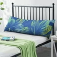 thumbnail image 2 of Vibrant Body Pillow Cover 20x54 - Colorful Tropical Floral Pillowcase with Zipper, Soft & Skin-Friendly, Ideal for Sleeping or Lounging, 2 of 7