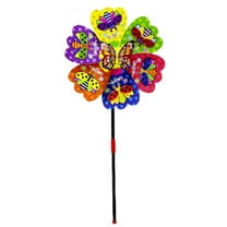 RUIG Wind Spinners for Yard and Garden, Lawn Yard Decorations Pinwheels,Handheld Pinwheel Flower Windmill Colorful Windmills Yard Garden Pinwheel Decor -Child Props Plastic