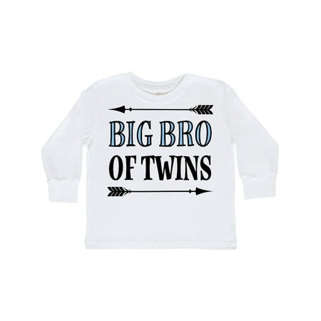 

Inktastic Big Bro Of Twins Brother Gift Gift Toddler Boy Girl Long Sleeve T-Shirt