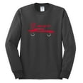 thumbnail image 2 of Wild Bobby, SRT Silhouette Street Racing Viper, Cars and Trucks, Men Long Sleeve Shirt, Charcoal, XX-Large, 2 of 4